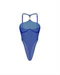 CAMBRILIS BLUE BODYSUIT