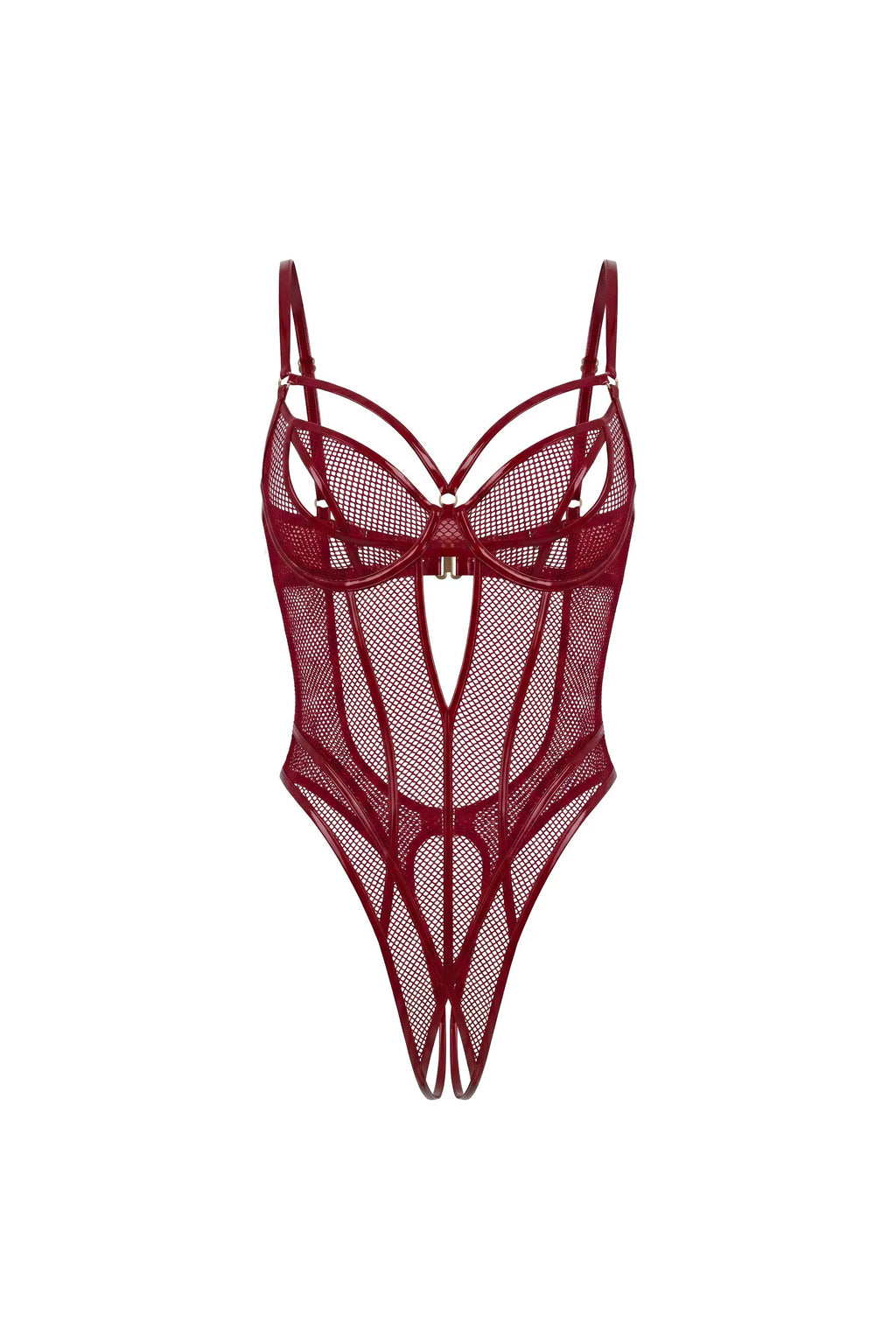CONFIL LEATHER BODYSUIT