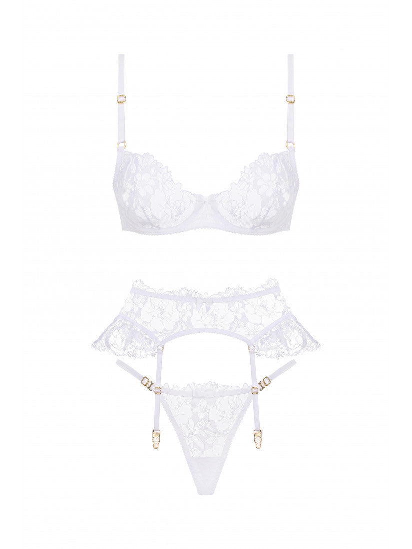 KILY BLANC BELTED SET