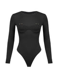 ENIGMA NOIR LONG SLEEVE BODYSUIT