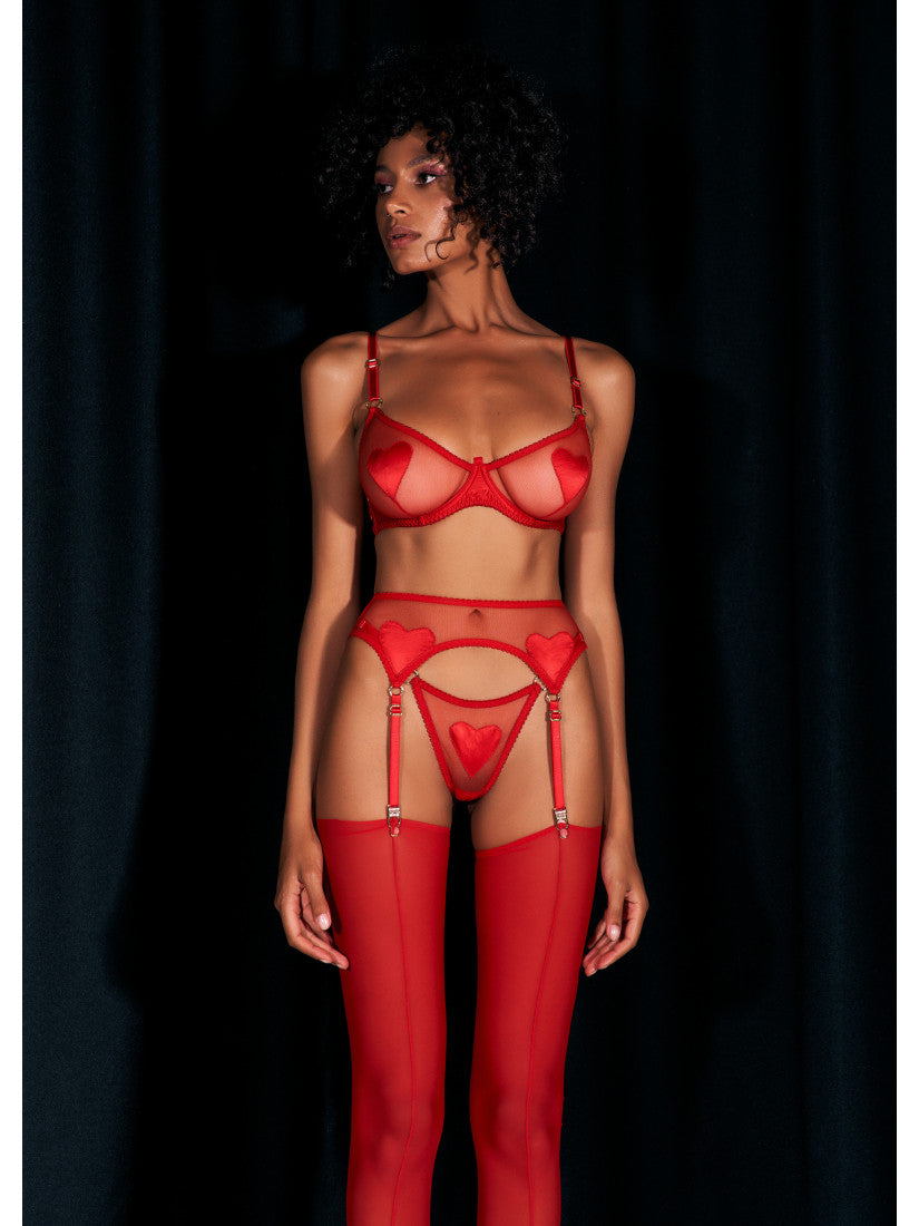ROUGE DÈSIR BELTED SET