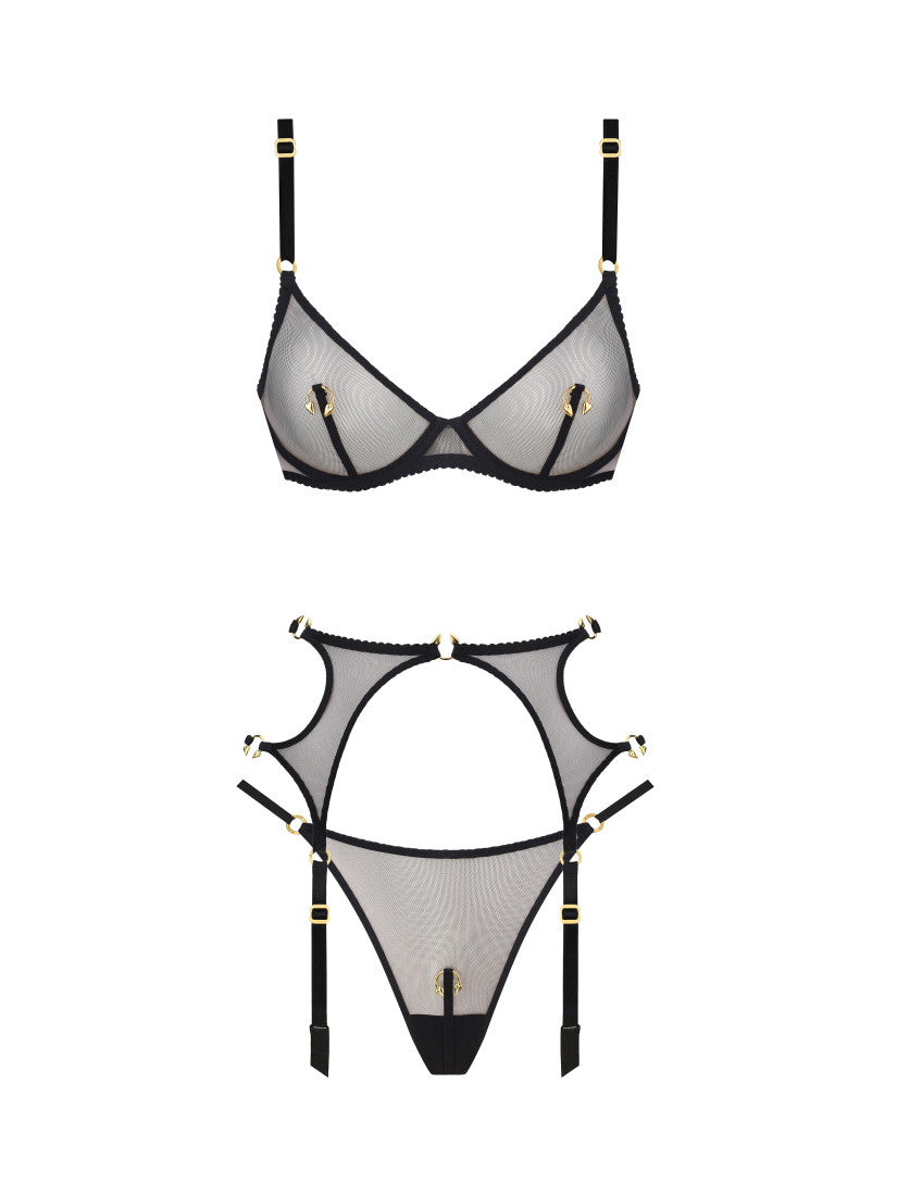 PIERCING GOLD BELTED SET
