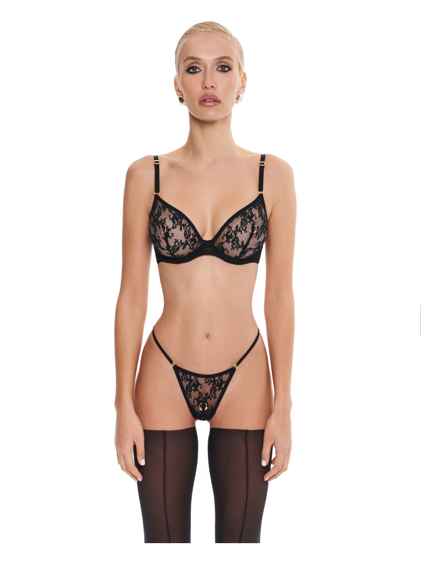 GILDED PIERCING LACE SET