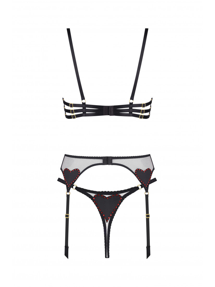 NOIR DÈSIR BELTED SET