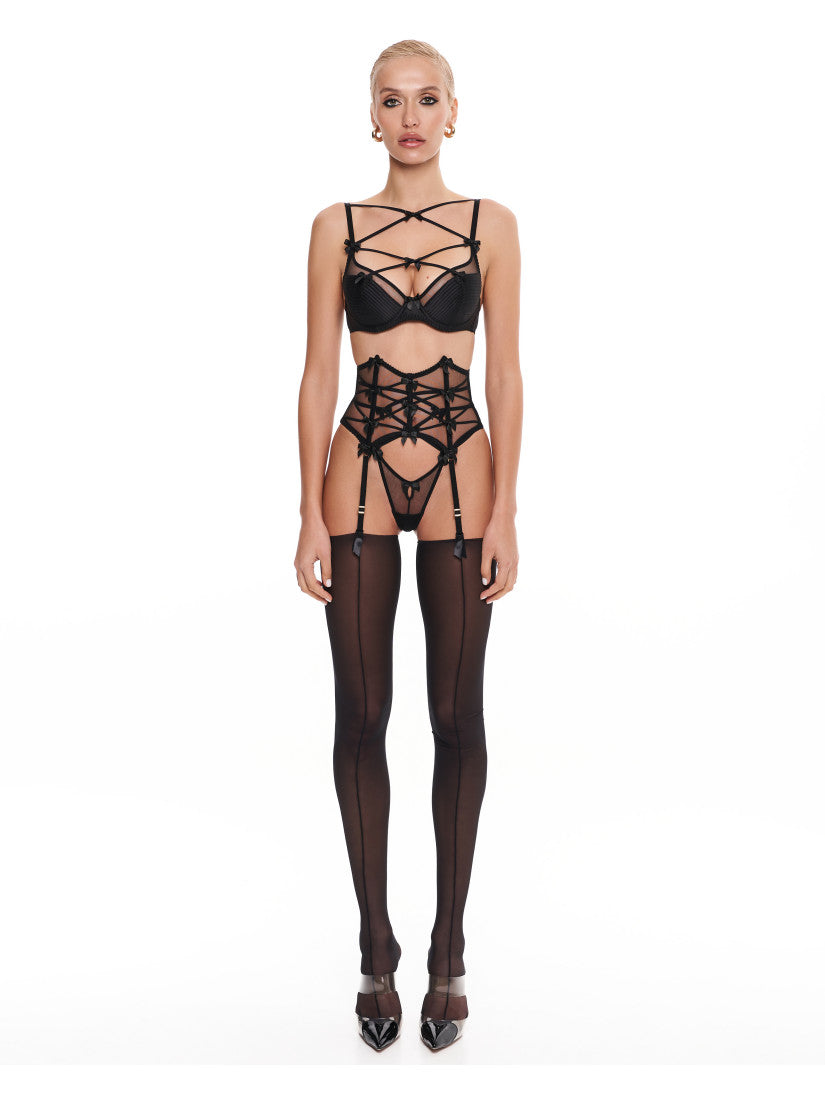 KIKI NOIR BELTED SET