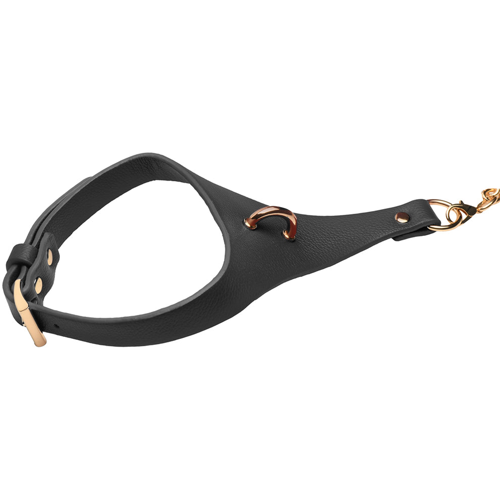 CROPACTIV COLLAR WITH CHAIN IN BLACK