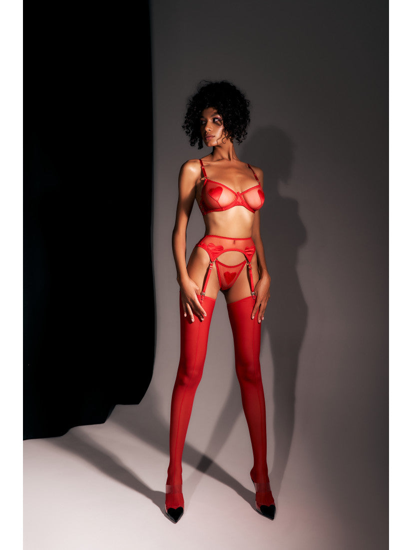 ROUGE DÈSIR BELTED SET